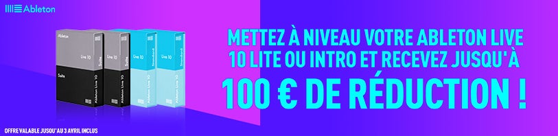 Ableton Live 10 : mises à niveau avec une réduction intéressante !